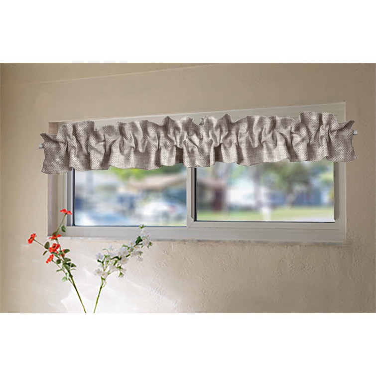 lovemyfabric Ruffled Window Valance Wayfair